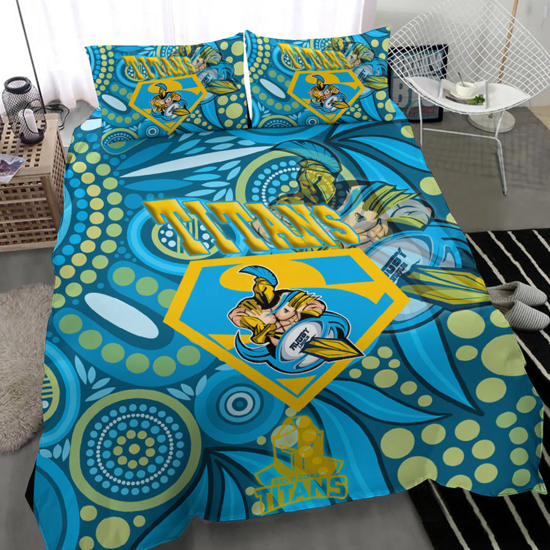 Vibe Hoodie Bedding Set - Gold Coats Titans Superman Bedding Set - Vibe Hoodie Shop