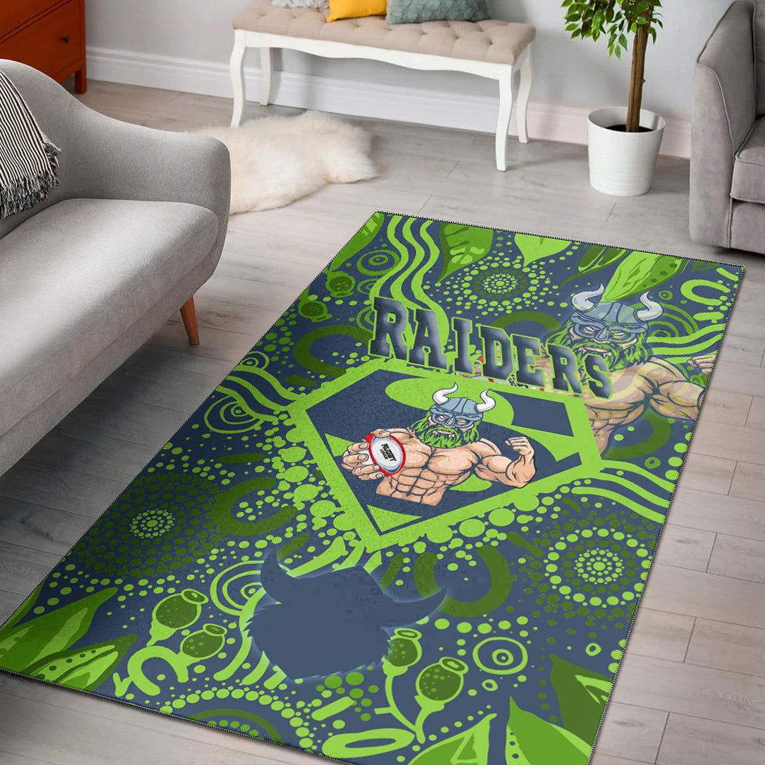 Vibe Hoodie Area Rug - Canberra Raiders Superman Area Rug - Vibe Hoodie Shop