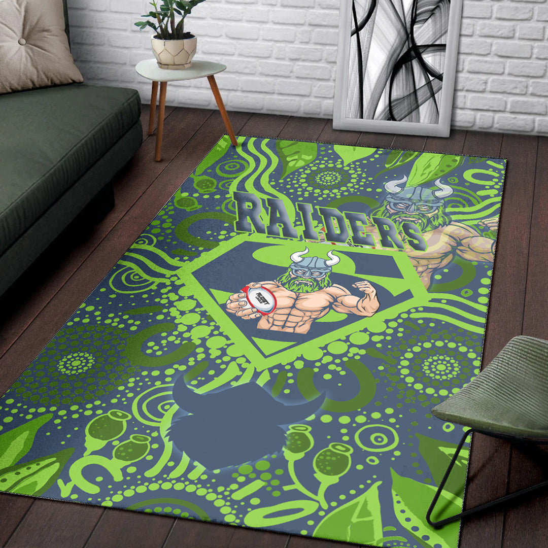 Vibe Hoodie Area Rug - Canberra Raiders Superman Area Rug - Vibe Hoodie Shop