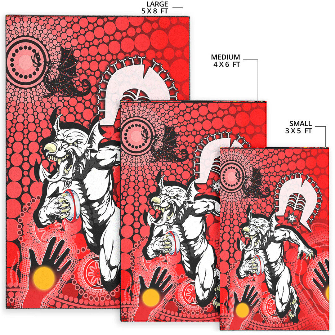 Vibe Hoodie Area Rug - St. George Illawarra Dragons NAIDOC Area Rug - Vibe Hoodie Shop