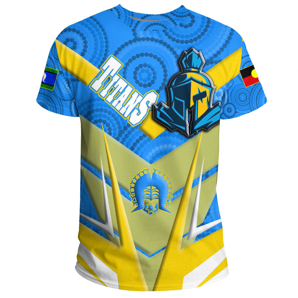 Vibe Hoodie Clothing - Gold Coast Titans NAIDOC 2022 Sporty Style T Shirt - Vibe Hoodie Shop
