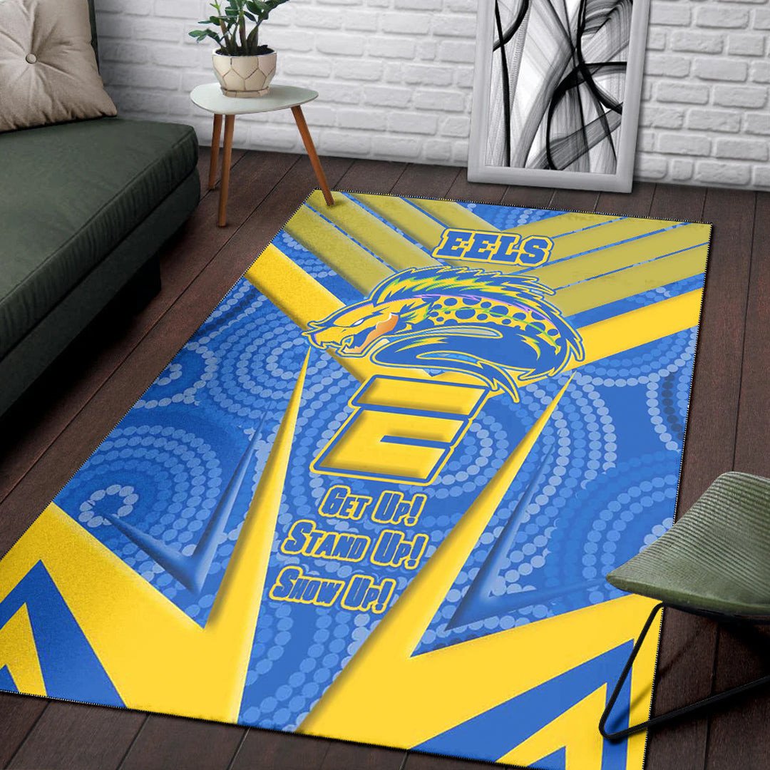 Vibe Hoodie Area Rug - Parramatta Eelss Naidoc 2022 Sporty Style Area Rug - Vibe Hoodie Shop