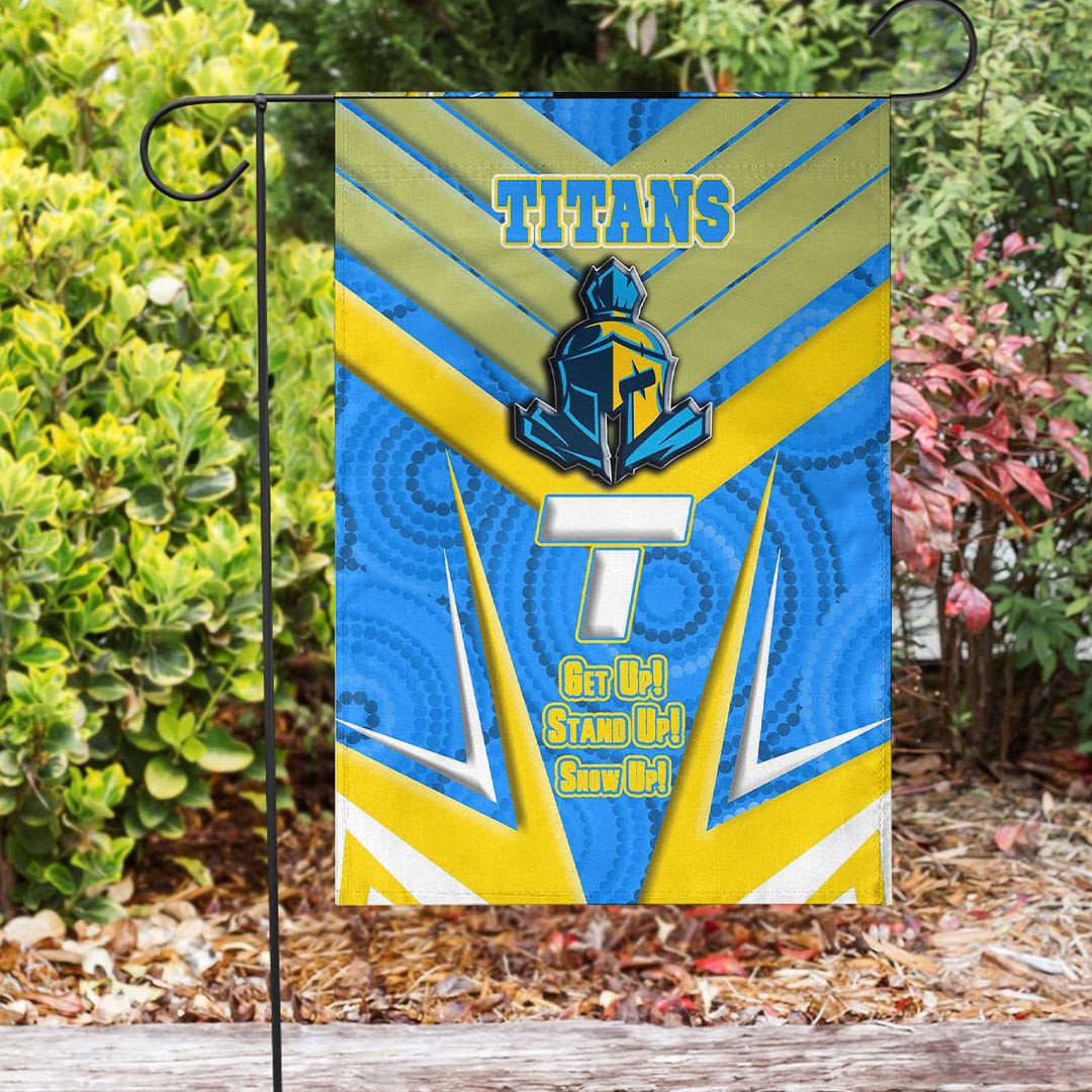 Vibe Hoodie Flag - Gold Coast Titans Naidoc 2022 Sporty Style Flag - Vibe Hoodie Shop