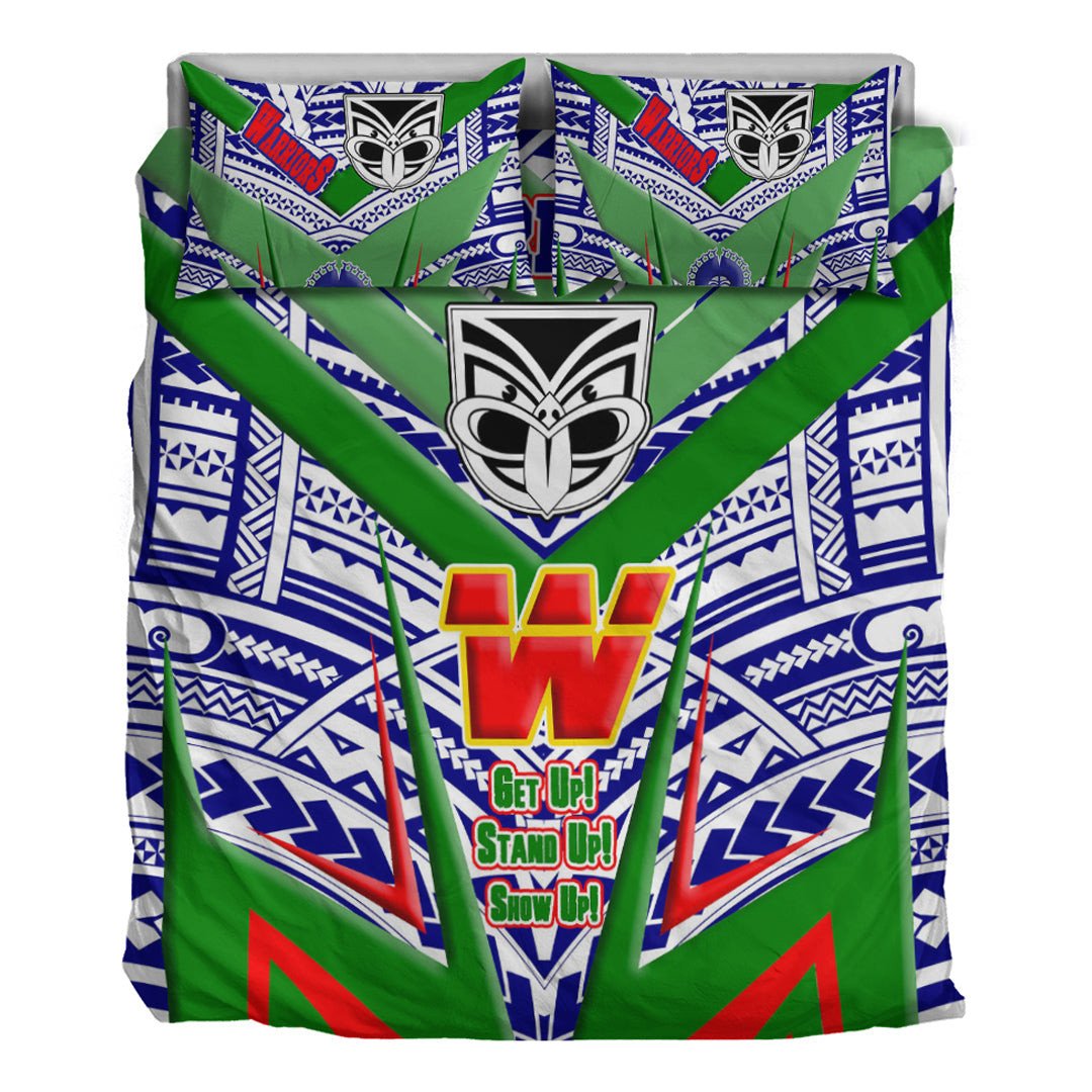 Vibe Hoodie Bedding Set - New Zealand Warriors Naidoc 2022 Sporty Style Bedding Set - Vibe Hoodie Shop