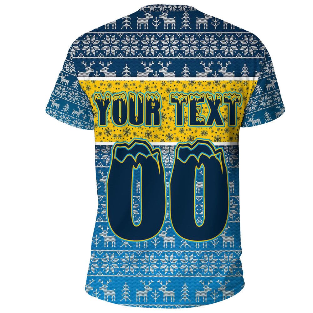 (Custom) Vibe Hoodie Clothing - Gold Coast Titans Christmas Aboriginal Tattoo T-shirt - Vibe Hoodie Shop