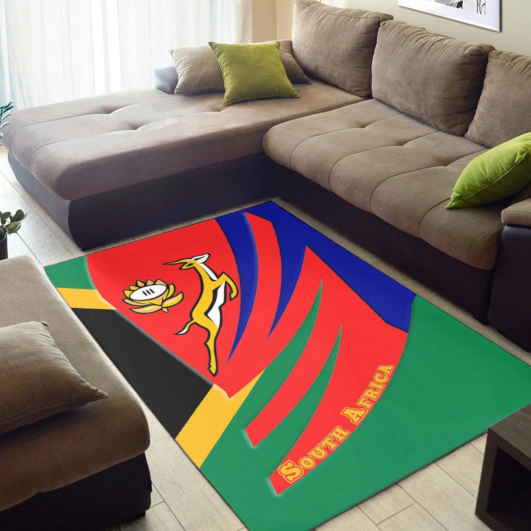 Vibe Hoodie Area Rug - South Africa National Rugby Union Team Area Rug - Vibe Hoodie Shop