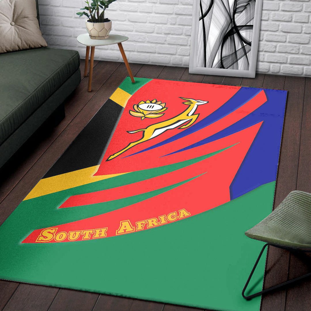 Vibe Hoodie Area Rug - South Africa National Rugby Union Team Area Rug - Vibe Hoodie Shop