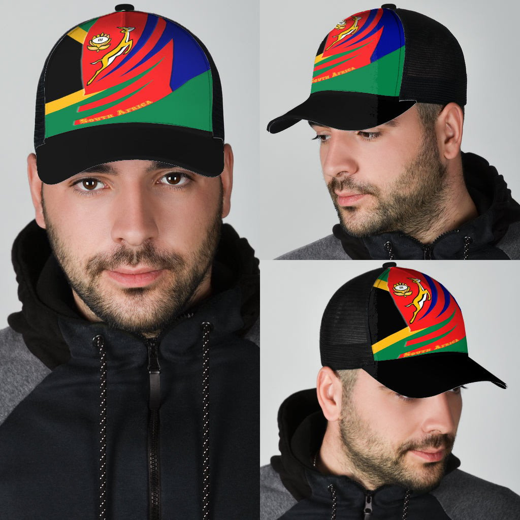 Vibe Hoodie Mesh Back Cap - South Africa National Rugby Union Team Mesh Back Cap - Vibe Hoodie Shop