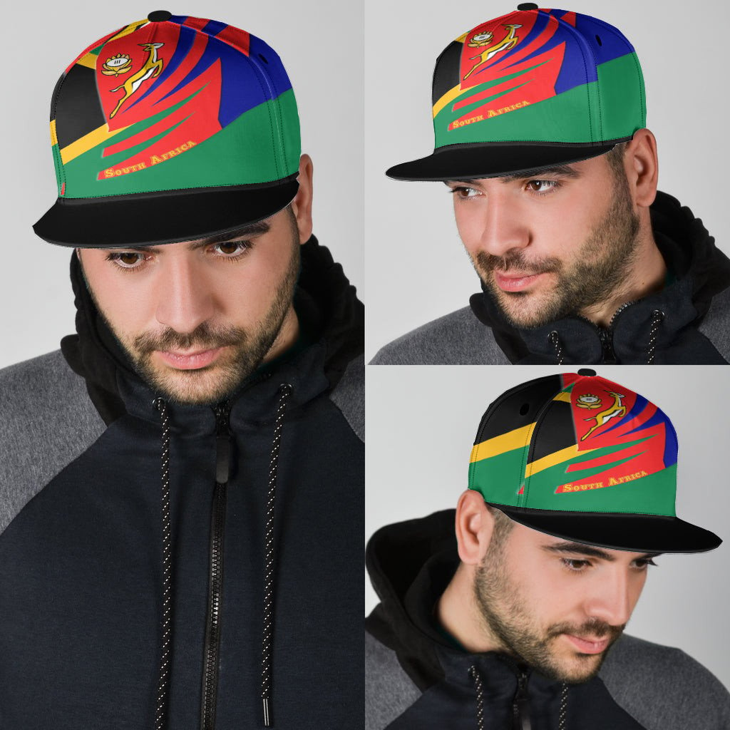 Vibe Hoodie Snapback Hat - South Africa National Rugby Union Team Snapback Hat - Vibe Hoodie Shop