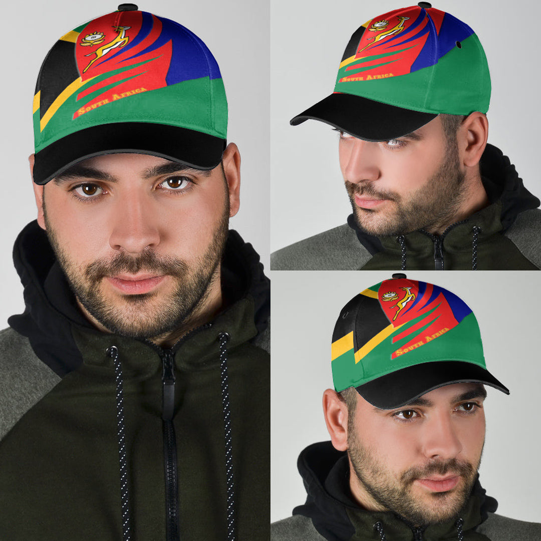 Vibe Hoodie Classic Cap - South Africa National Rugby Union Team Classic Cap - Vibe Hoodie Shop