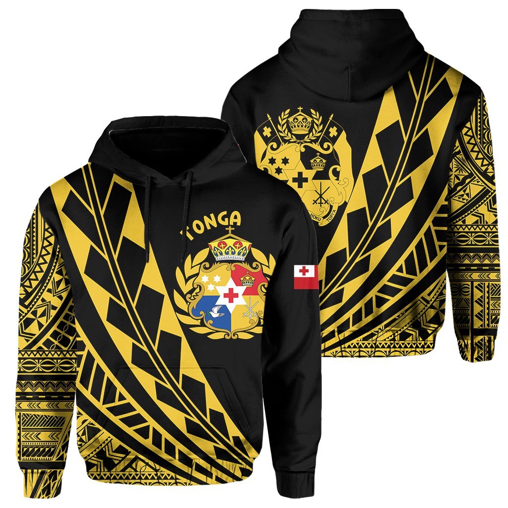 Tonga Hoodie - Nesian Royal Yellow - Vibe Hoodie Shop