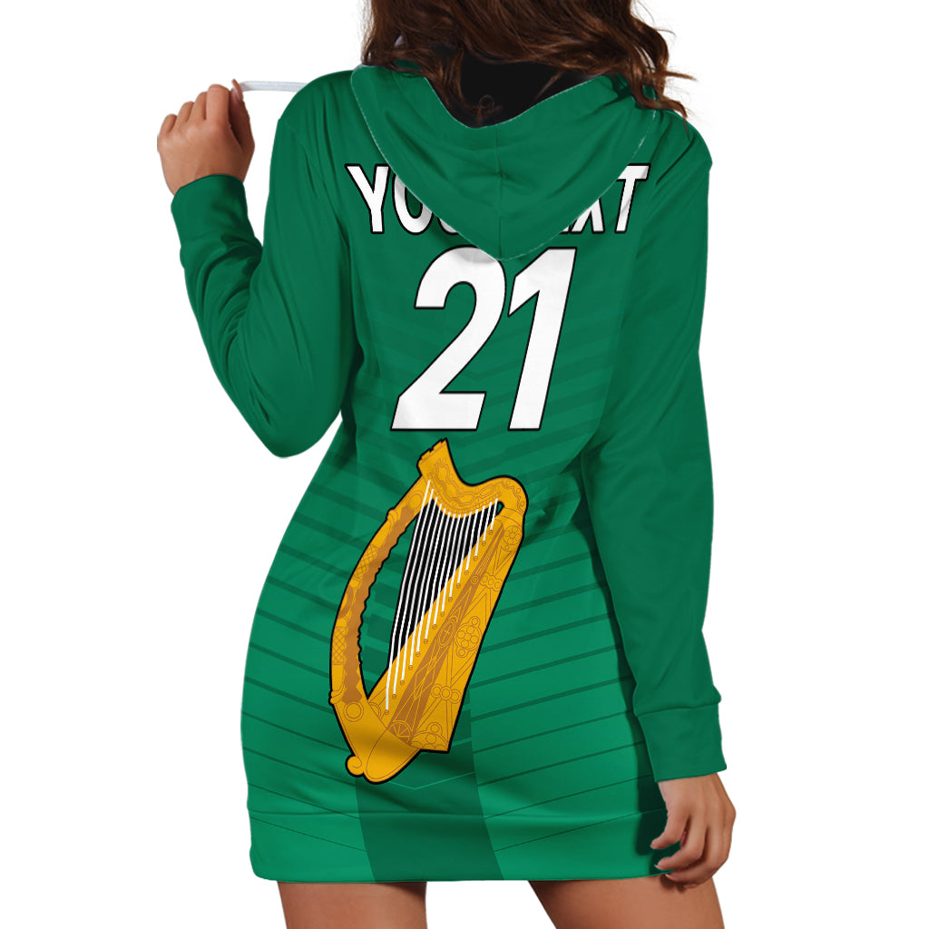 (Custom Personalised) Ireland Rugby 2023 Champions Guinness 6 Nations Hoodie Dress - Vibe Hoodie Shop