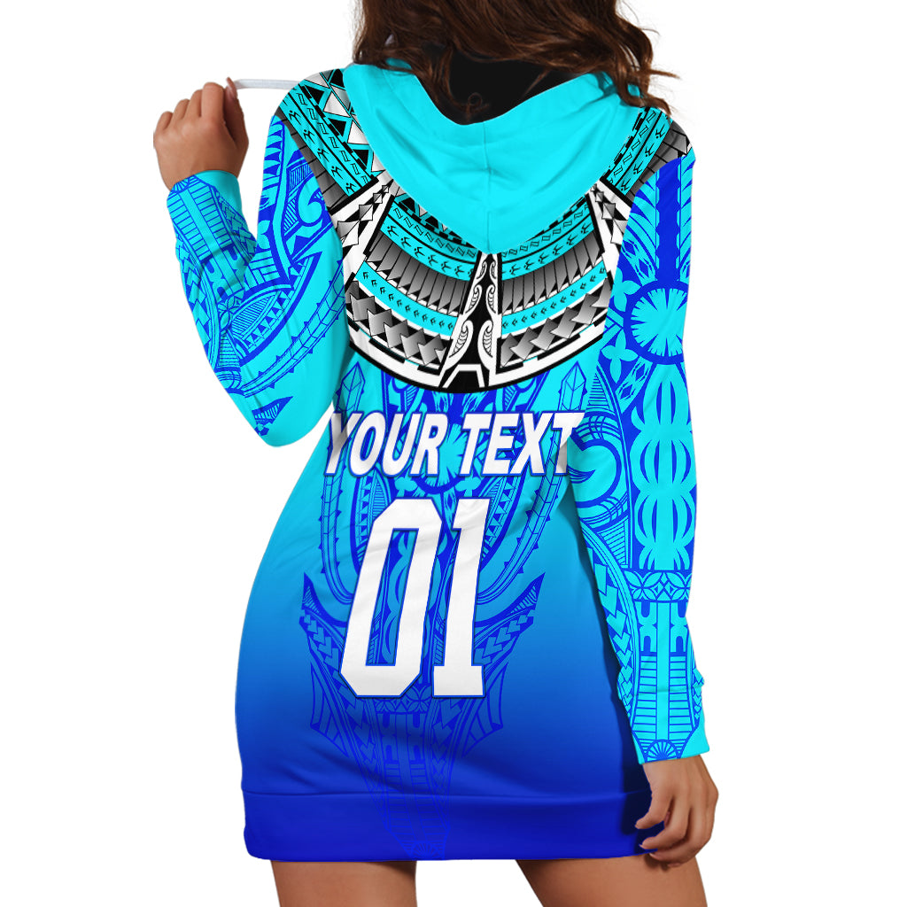 (Custom Personalised) Moana Pasifika Super Rugby Tapa Pacific Island Tapa Simple Hoodie Dress - Vibe Hoodie Shop