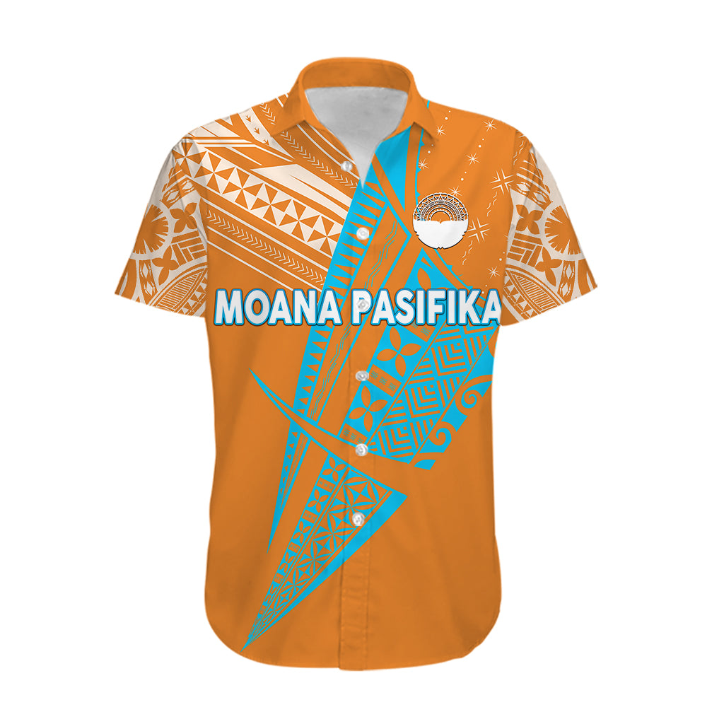 Moana Pasifika Super Rugby Tapa Pacific Island Original - Orange Hawaiian Shirt - Vibe Hoodie Shop