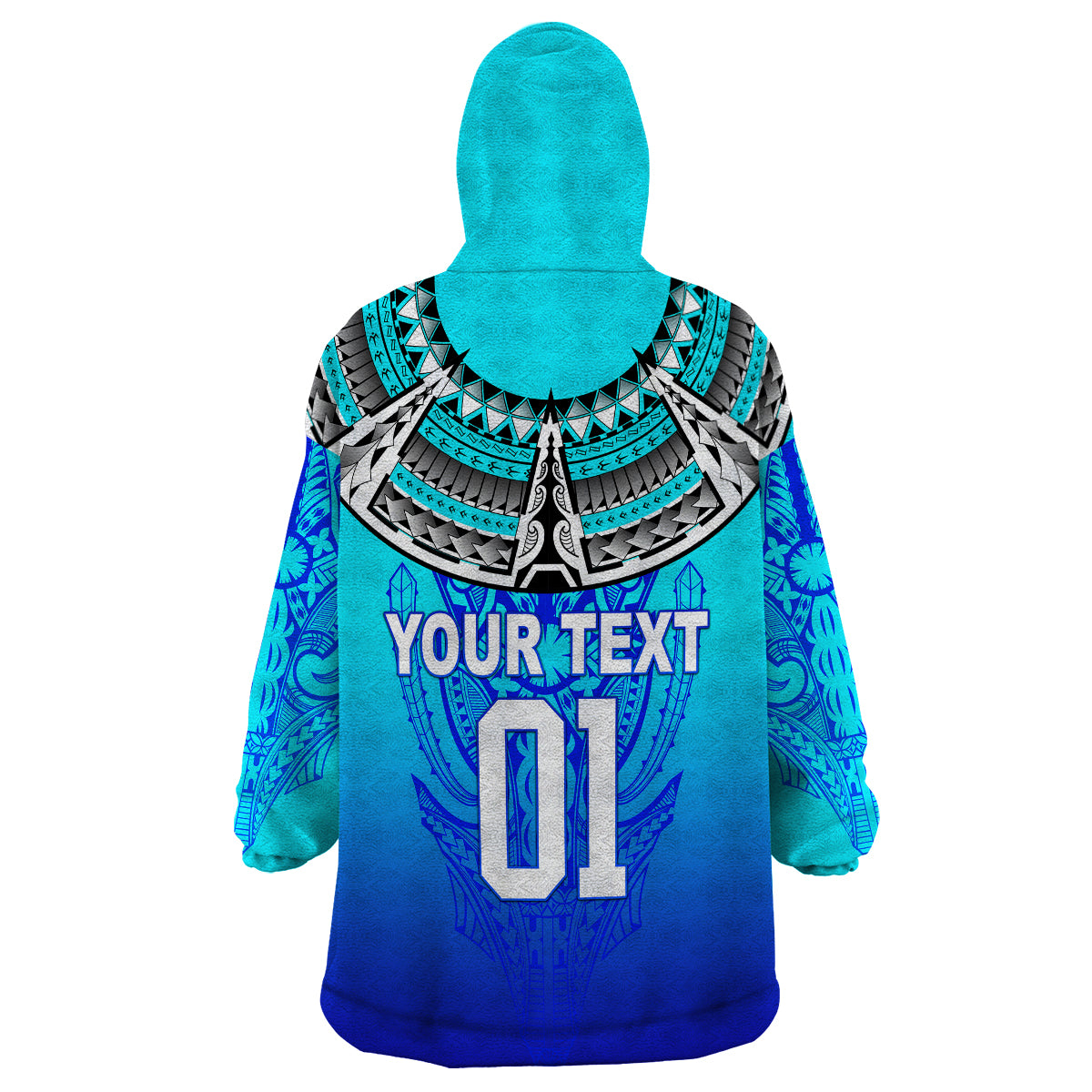 (Custom Personalised) Moana Pasifika Super Rugby Tapa Pacific Island Tapa Simple Wearable Blanket Hoodie - Vibe Hoodie Shop