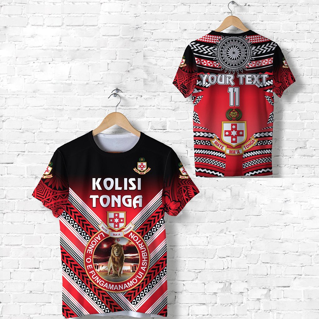 (Custom Personalised) Kolisi Tonga T shirt Mate Ma'a Tonga Creative Style, Custom Text and Number - Vibe Hoodie Shop