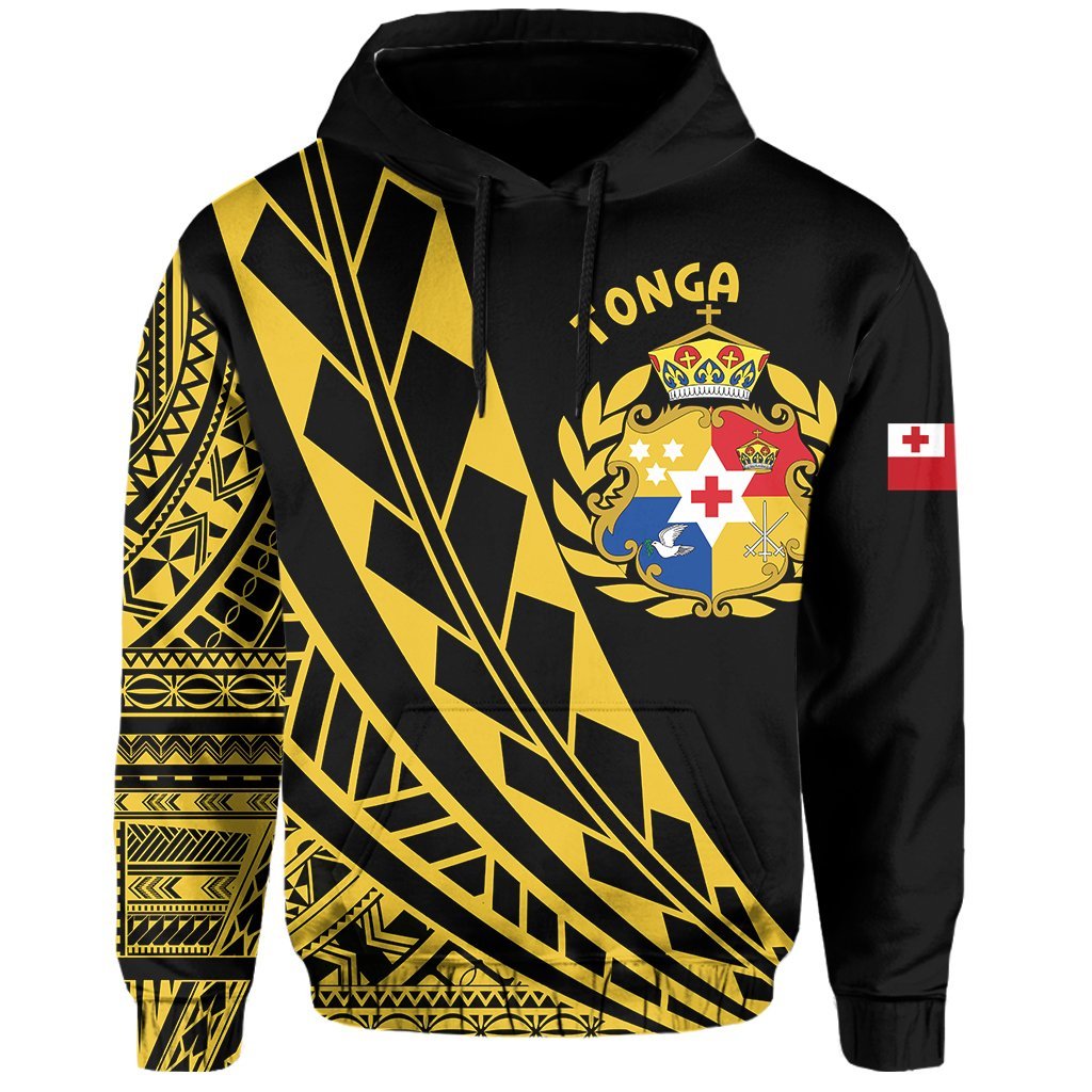 Tonga Hoodie - Nesian Royal Yellow - Vibe Hoodie Shop