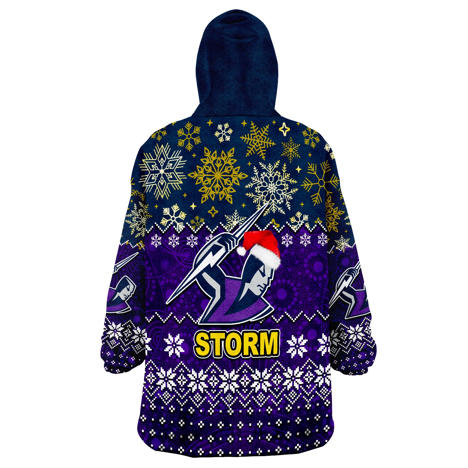Storm Rugby Christmas 2022 Wearable Blanket Hoodie - Vibe Hoodie Shop