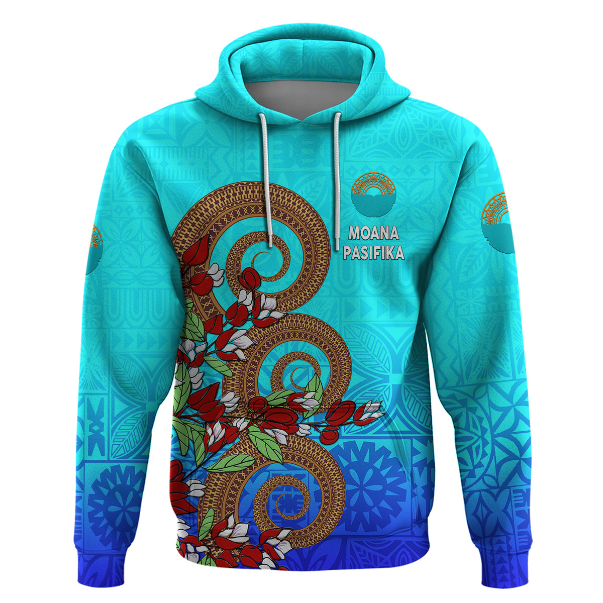 Moana Pasifika Super Rugby Tapa Pacific Island Tapa Tagimaucia Vibes Hoodie LT8 - Vibe Hoodie Shop