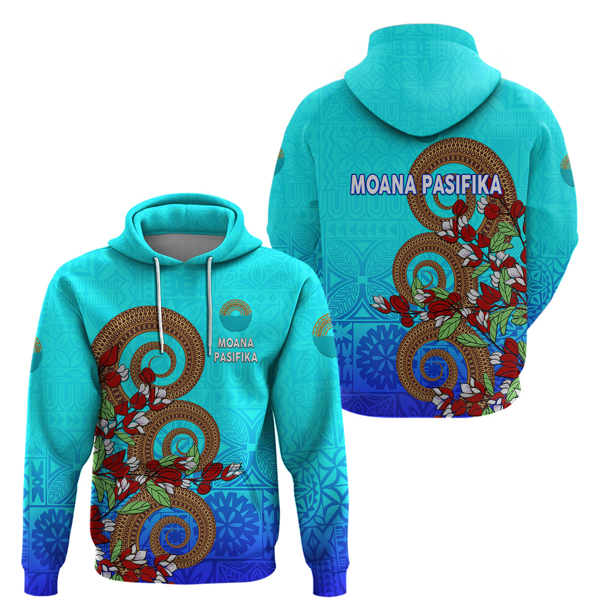 Moana Pasifika Super Rugby Tapa Pacific Island Tapa Tagimaucia Vibes Hoodie LT8 - Vibe Hoodie Shop