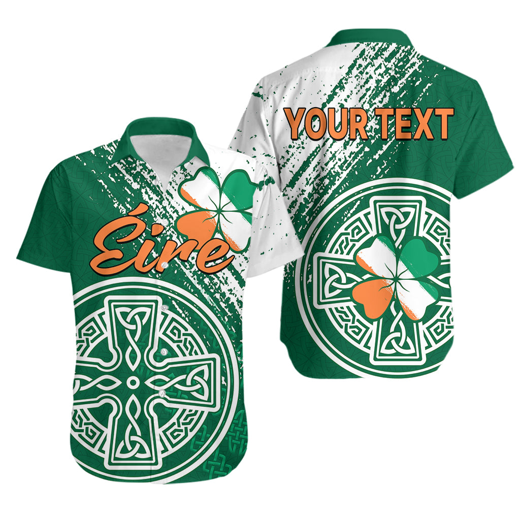 (Custom Personalised) Ireland Celtic Knot Shamrock Hawaiian Shirt - Vibe Hoodie Shop