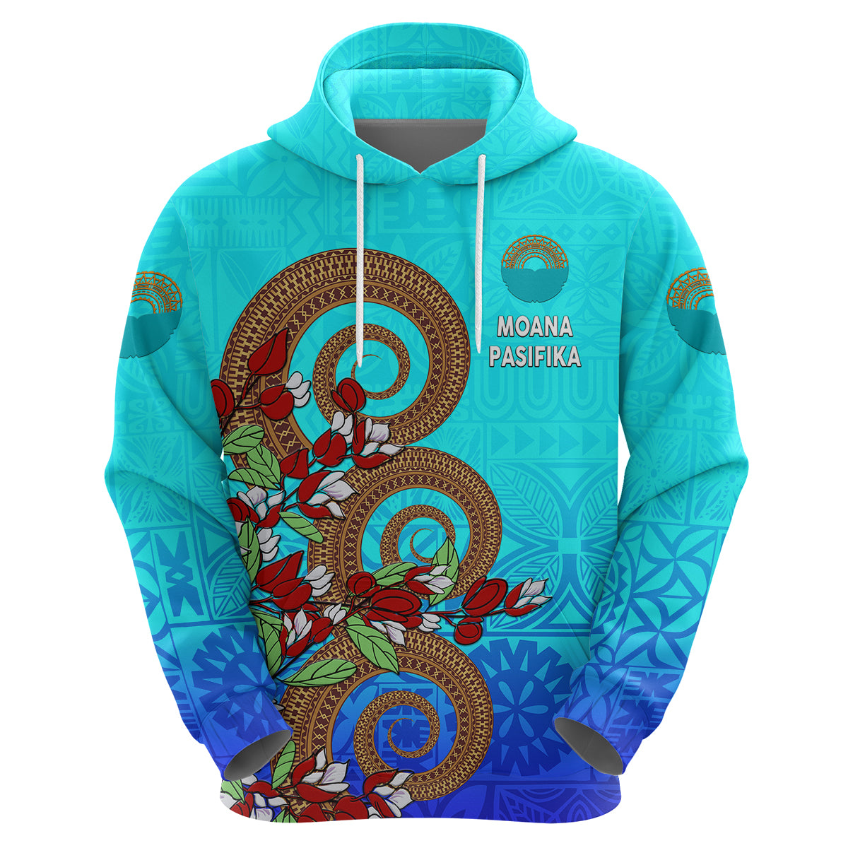 Moana Pasifika Super Rugby Tapa Pacific Island Tapa Tagimaucia Vibes Hoodie LT8 - Vibe Hoodie Shop