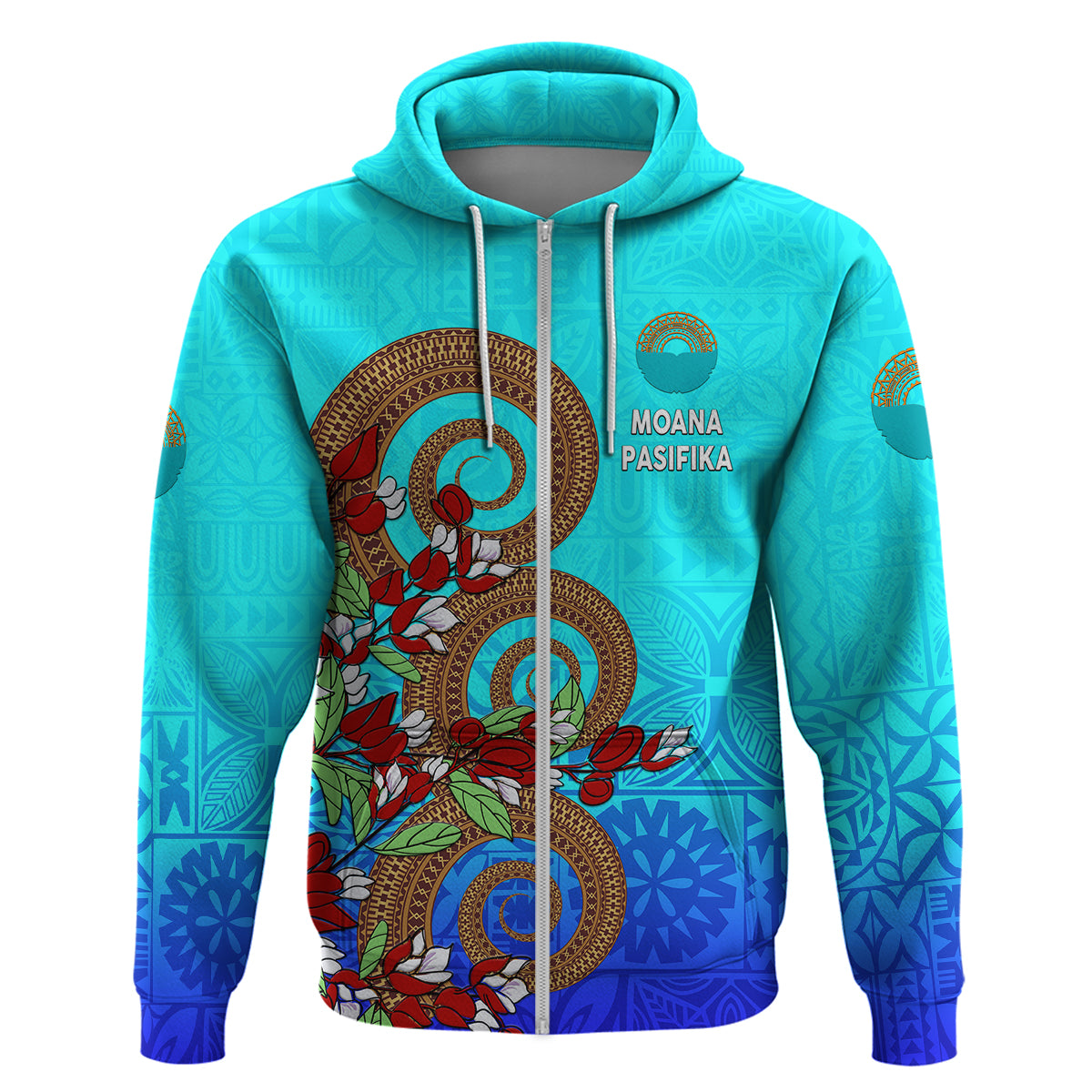 Moana Pasifika Super Rugby Tapa Pacific Island Tapa Tagimaucia Vibes Hoodie LT8 - Vibe Hoodie Shop