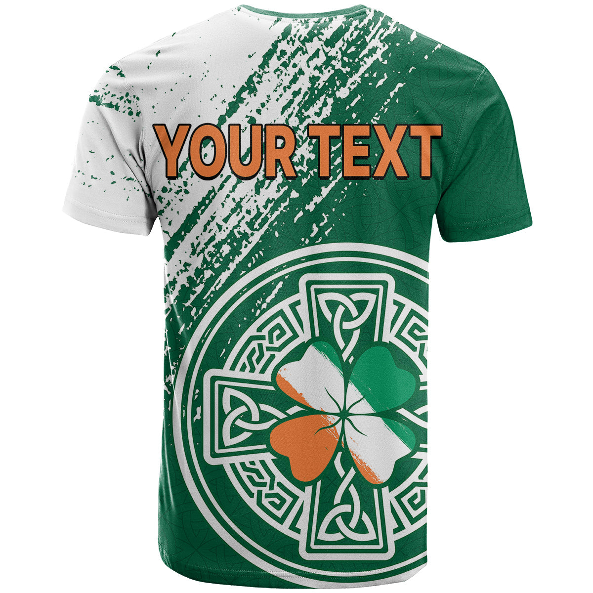 (Custom Personalised) Ireland Celtic Knot Shamrock T Shirt LT9 - Vibe Hoodie Shop