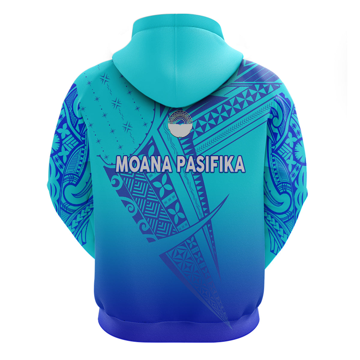 Moana Pasifika Super Rugby Tapa Pacific Island Tapa Original - Blue Hoodie LT8 - Vibe Hoodie Shop