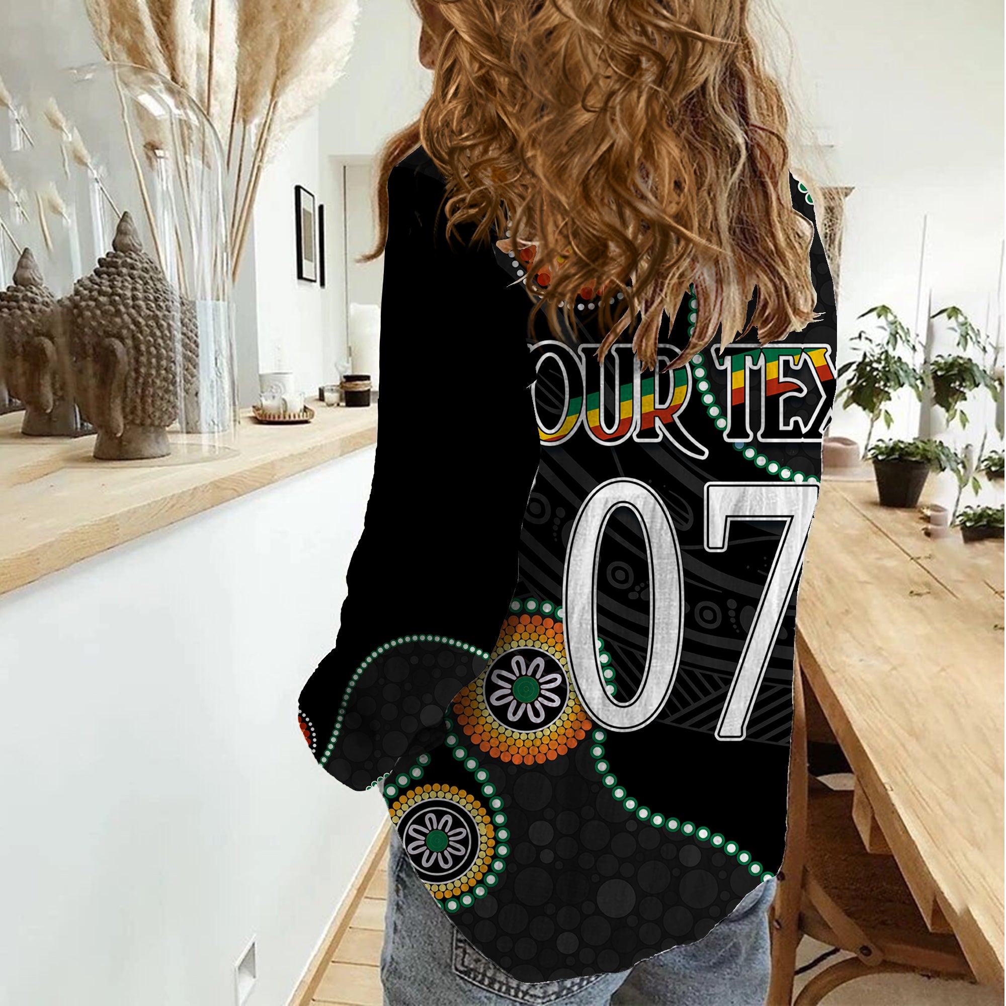 Personalised NAIDOC Week 2023 NRL Panther For Our Elders Women Casual Shirt - Vibe Hoodie Shop