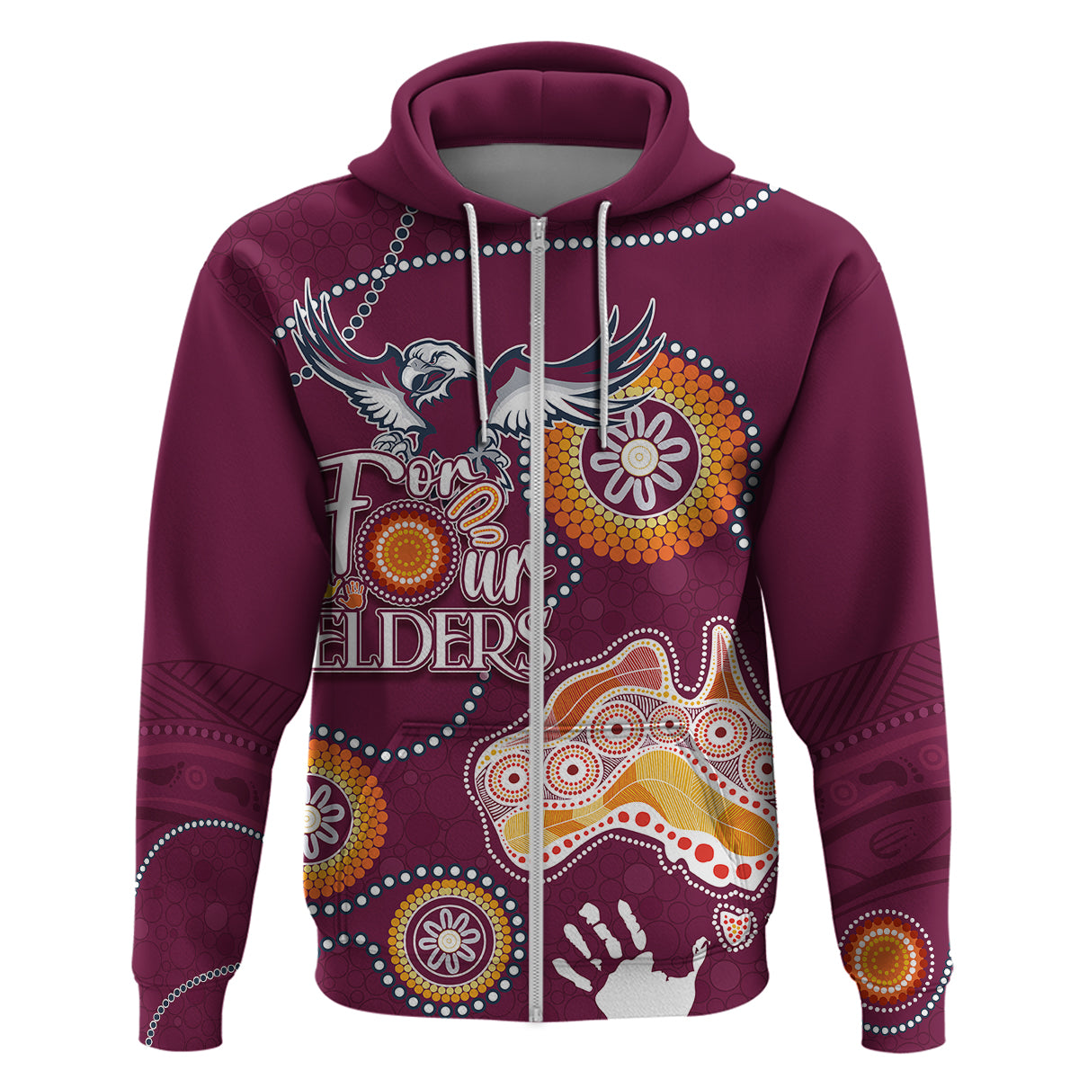 Personalised NAIDOC Week 2023 NRL Sea Eagles For Our Elders Hoodie LT7 - Vibe Hoodie Shop