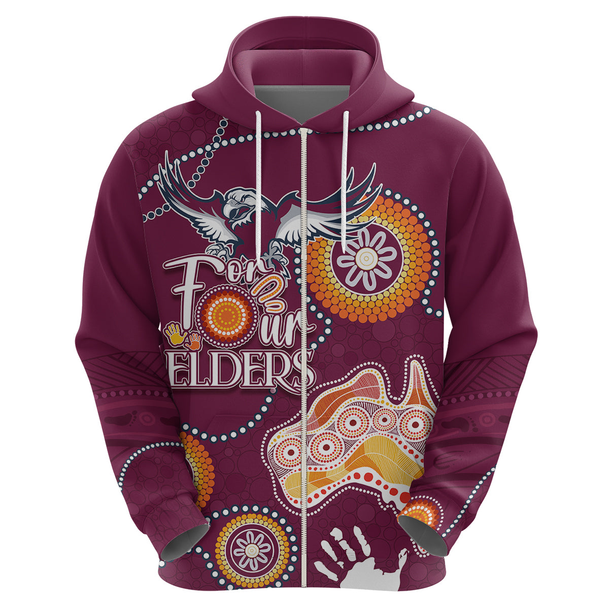 Personalised NAIDOC Week 2023 NRL Sea Eagles For Our Elders Hoodie LT7 - Vibe Hoodie Shop
