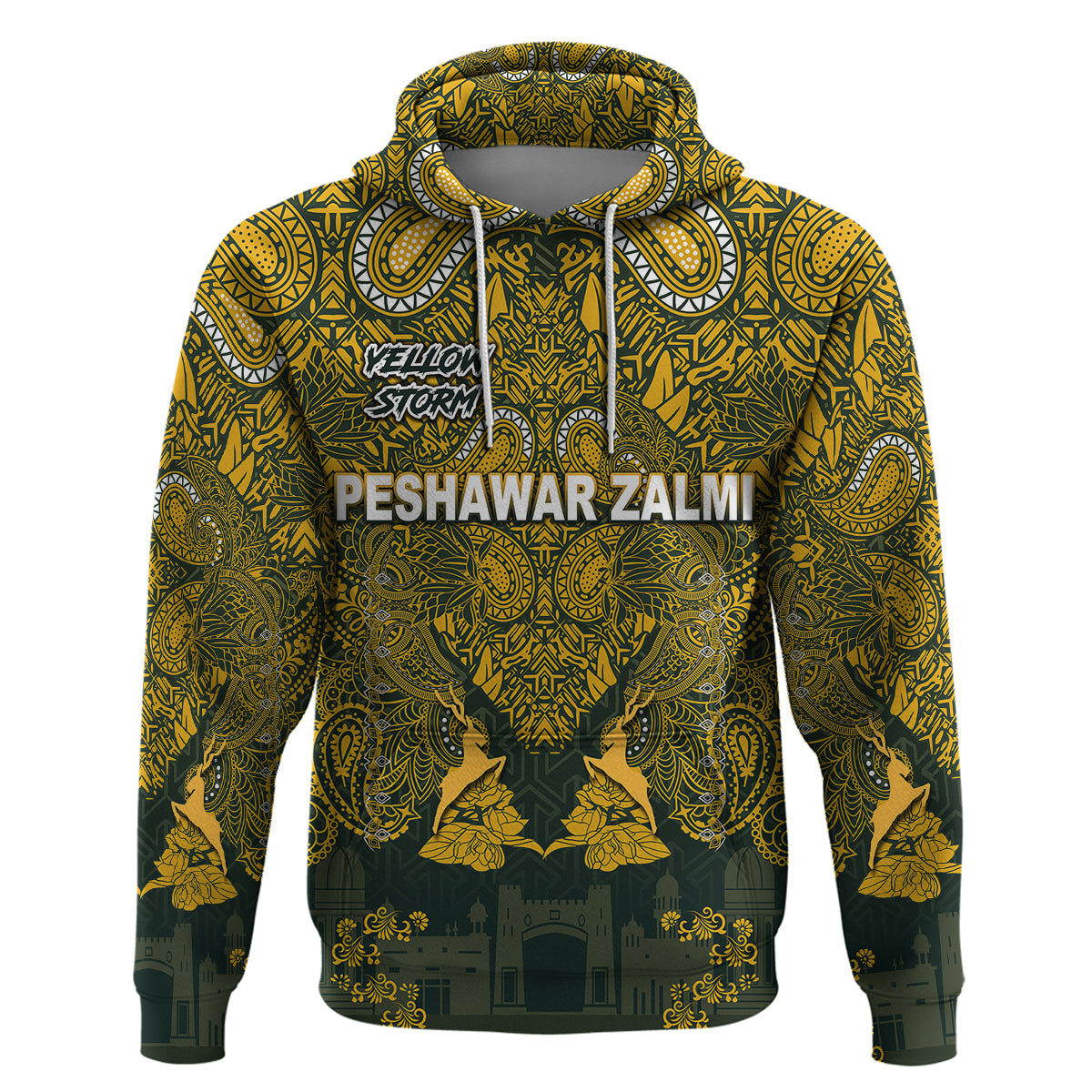 (Custom Personalised) Peshawar Zalmi HBL PSL T20 Cricket Pride Version Hoodie LT8 - Vibe Hoodie Shop