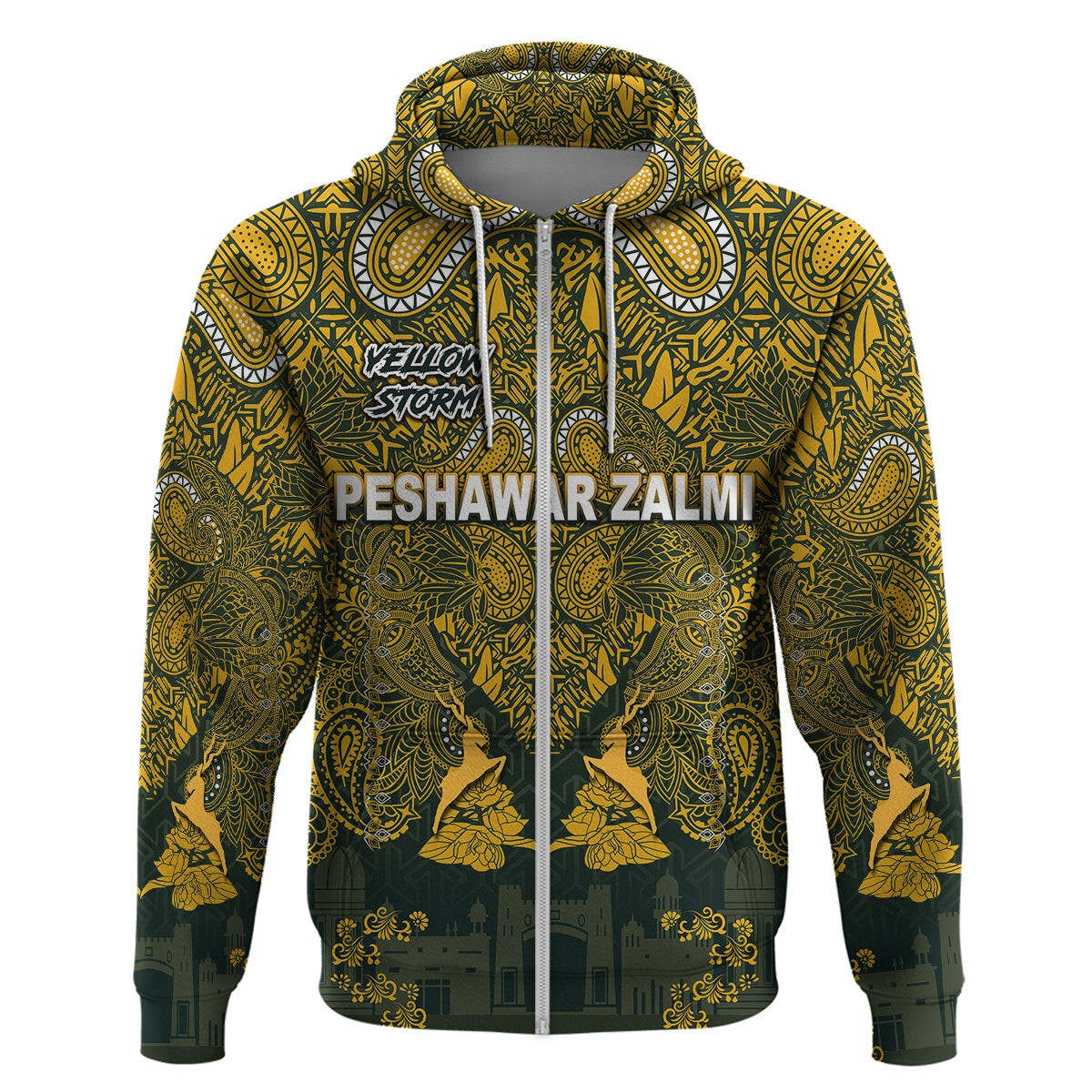 (Custom Personalised) Peshawar Zalmi HBL PSL T20 Cricket Pride Version Hoodie LT8 - Vibe Hoodie Shop