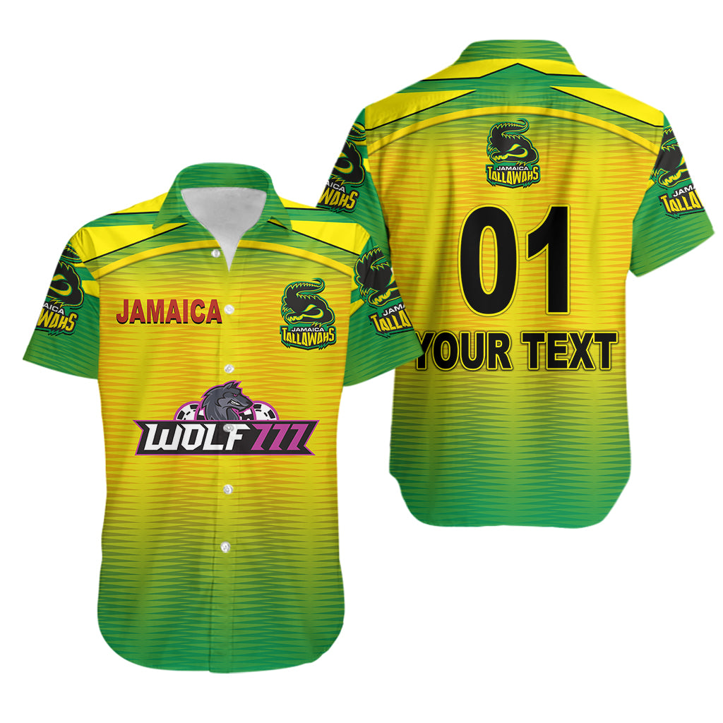 (Custom Personalised) Jamaica Tallawahs Caribbean Premier League Cricket CPL Original Style Hawaiian Shirt - Vibe Hoodie Shop