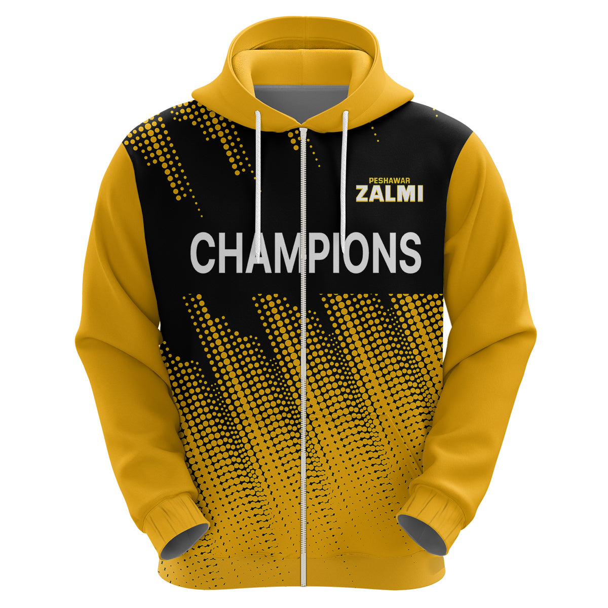 Pakistan Cricket 2023 Champions Peshawar Zalmi Hoodie LT9 - Vibe Hoodie Shop