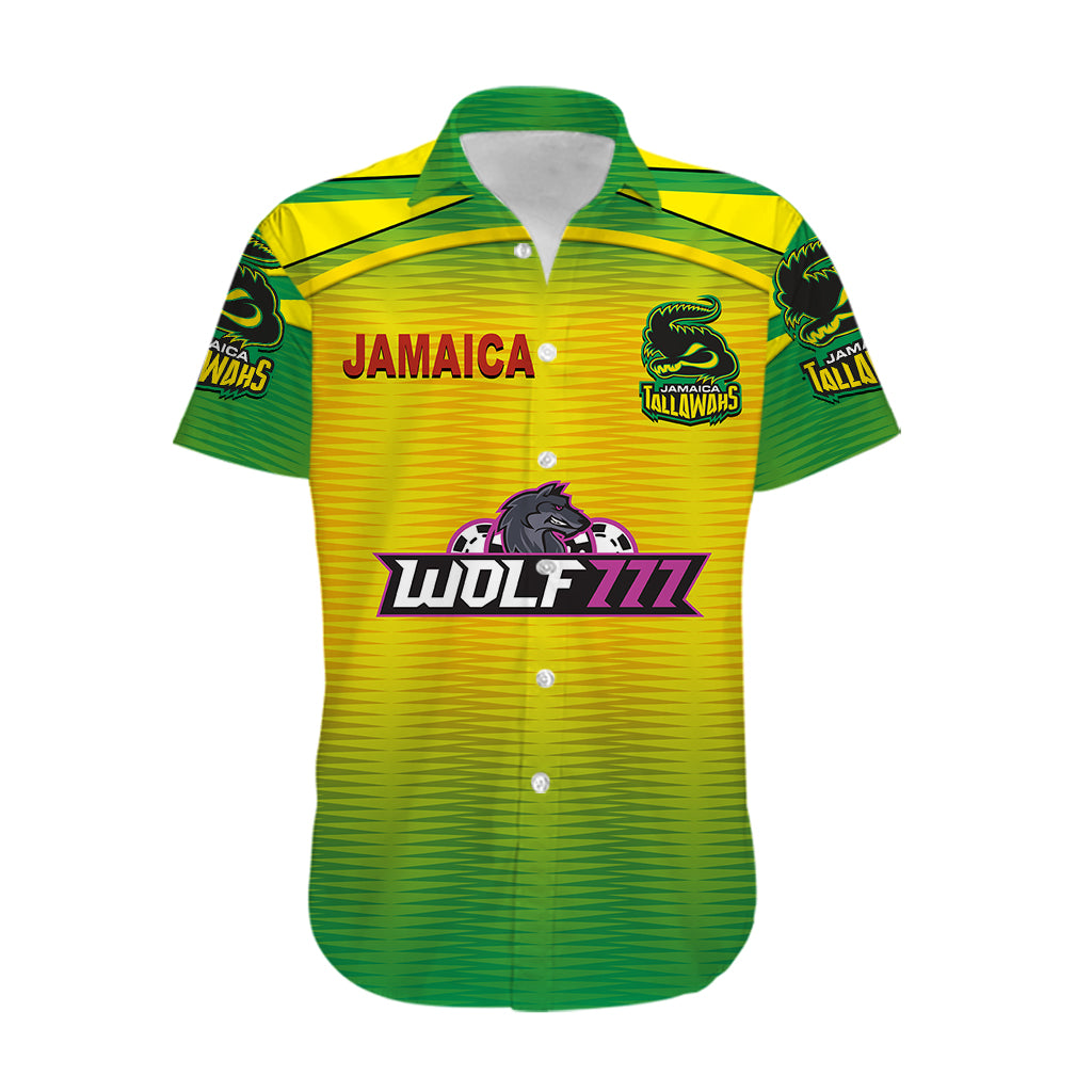 (Custom Personalised) Jamaica Tallawahs Caribbean Premier League Cricket CPL Original Style Hawaiian Shirt - Vibe Hoodie Shop