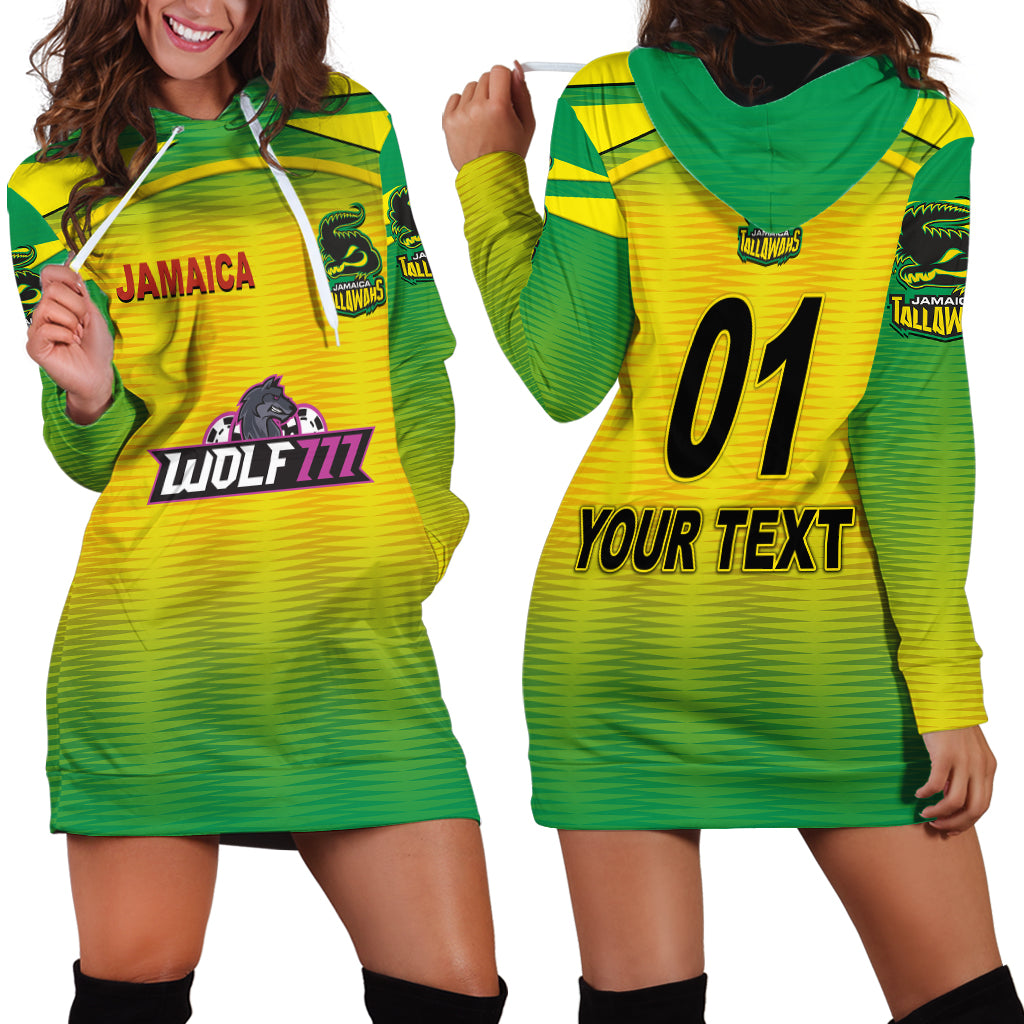 (Custom Personalised) Jamaica Tallawahs Caribbean Premier League Cricket CPL Original Style Hoodie Dress - Vibe Hoodie Shop