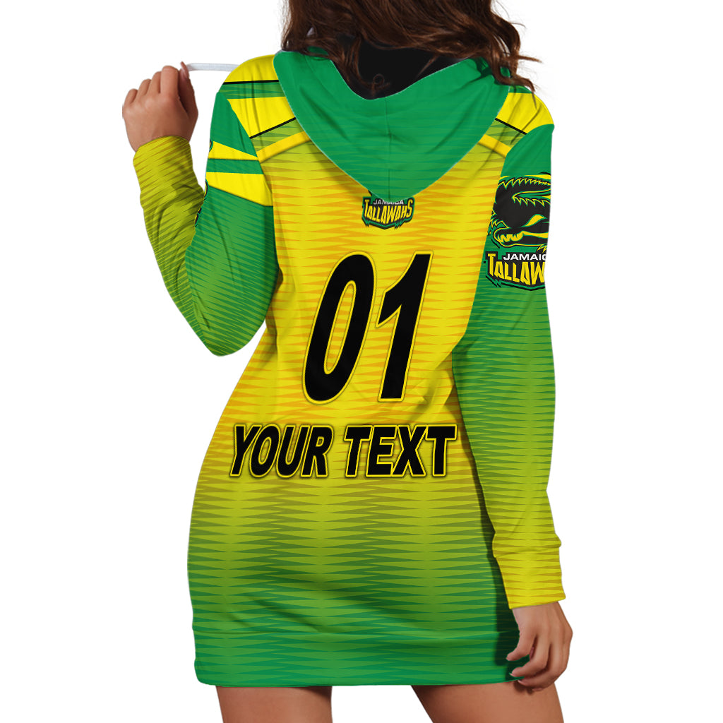 (Custom Personalised) Jamaica Tallawahs Caribbean Premier League Cricket CPL Original Style Hoodie Dress - Vibe Hoodie Shop