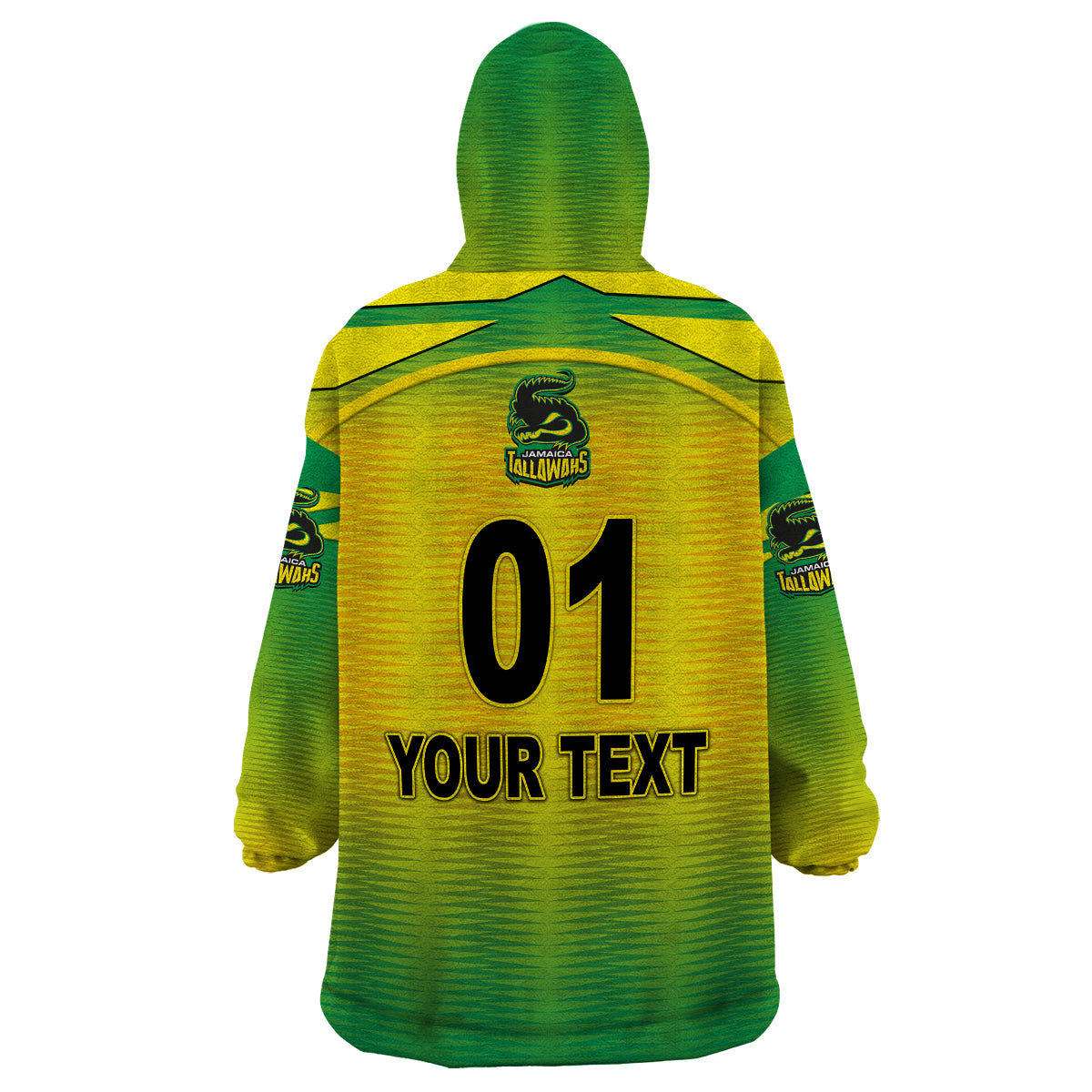 (Custom Personalised) Jamaica Tallawahs Caribbean Premier League Cricket CPL Original Style Wearable Blanket Hoodie - Vibe Hoodie Shop
