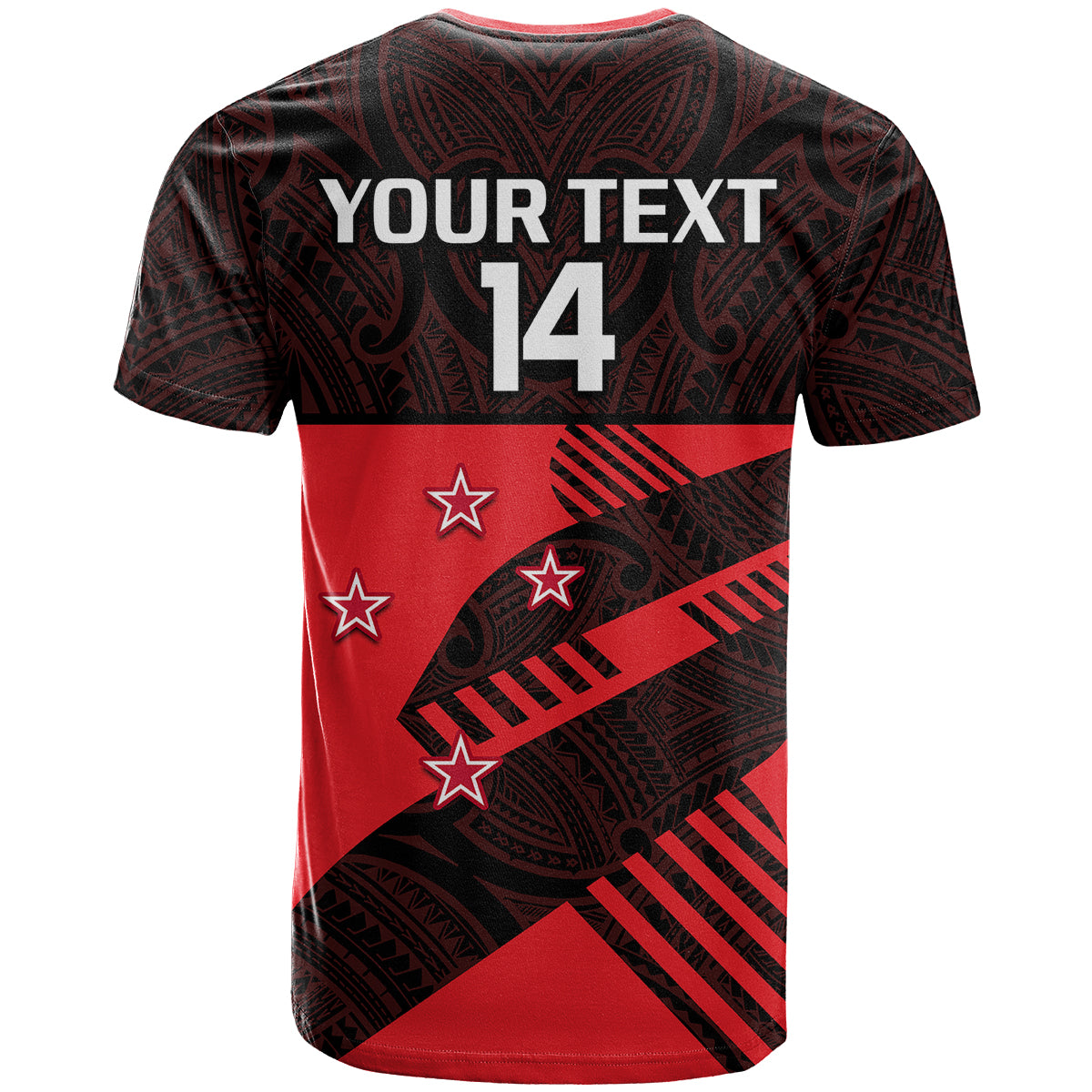 (Custom Text And Number) Aotearoa Netball Mainland Tactix Go Girls T Shirt - Vibe Hoodie Shop
