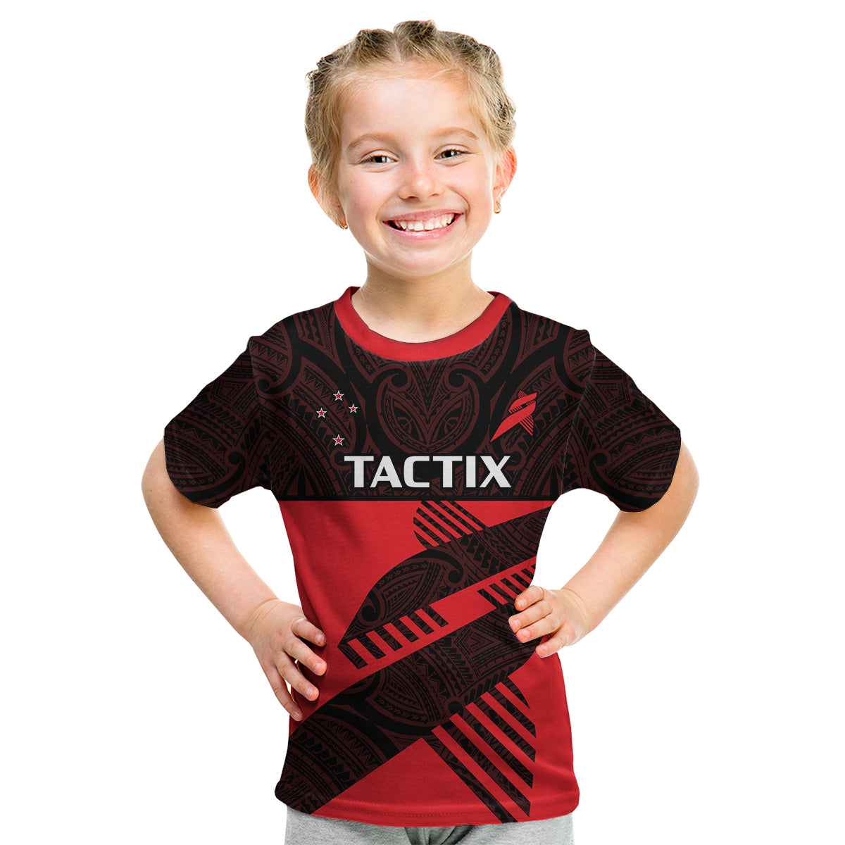 (Custom Text And Number) Aotearoa Netball Mainland Tactix Go Girls Kid T Shirt - Vibe Hoodie Shop