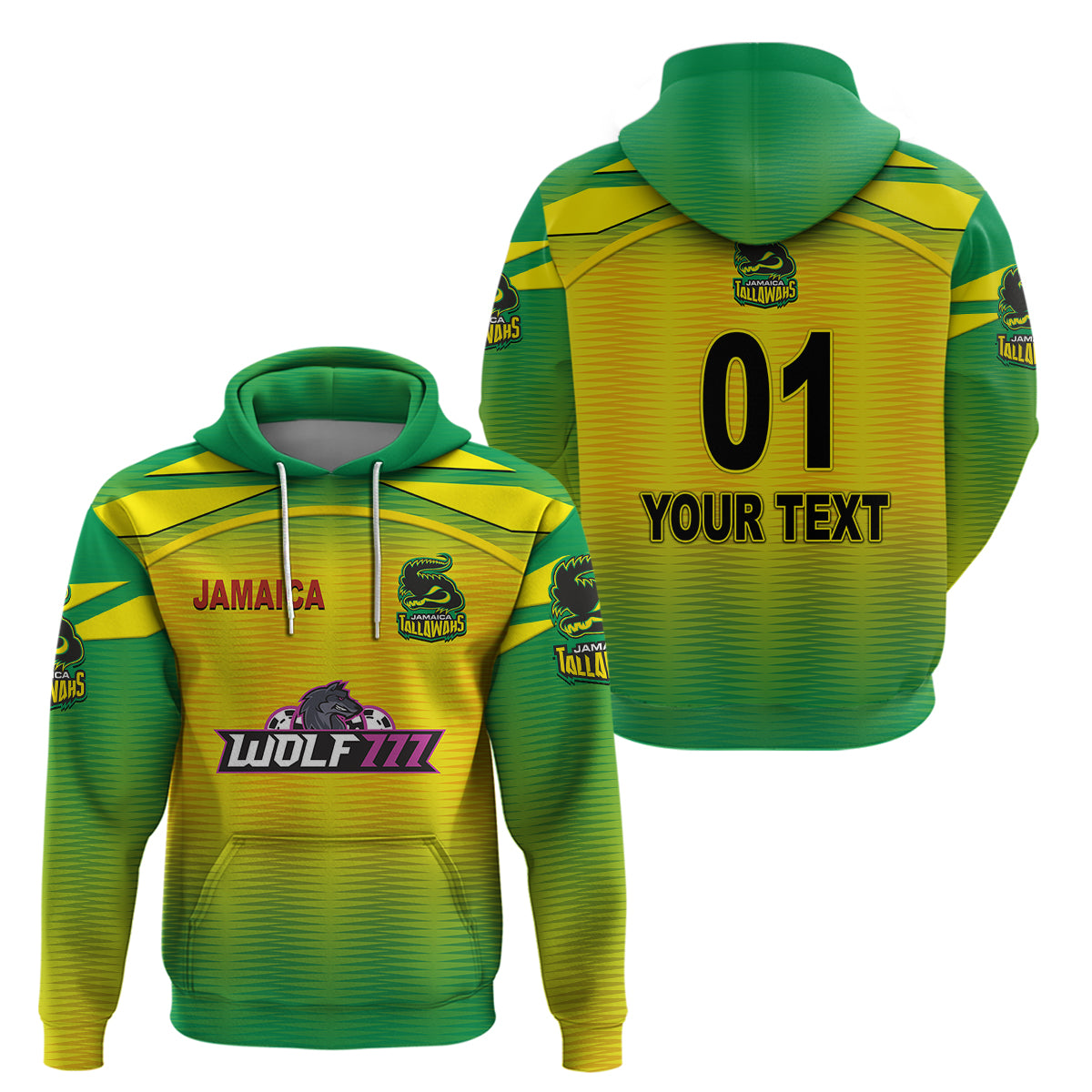(Custom Personalised) Jamaica Tallawahs Caribbean Premier League Cricket CPL Original Style Hoodie LT8 - Vibe Hoodie Shop
