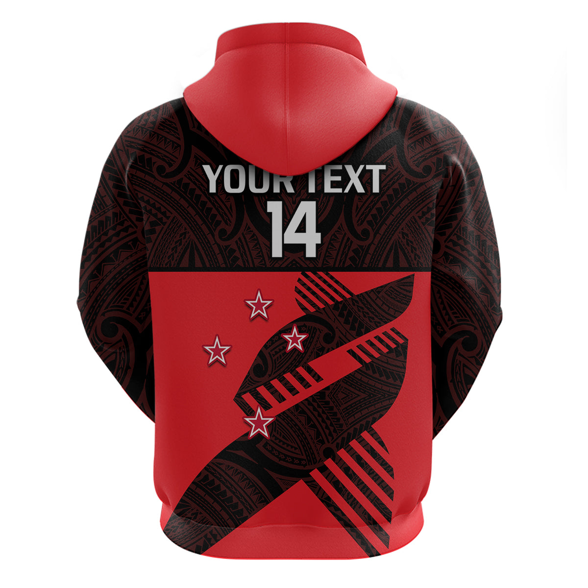(Custom Text And Number) Aotearoa Netball Mainland Tactix Go Girls Hoodie - Vibe Hoodie Shop