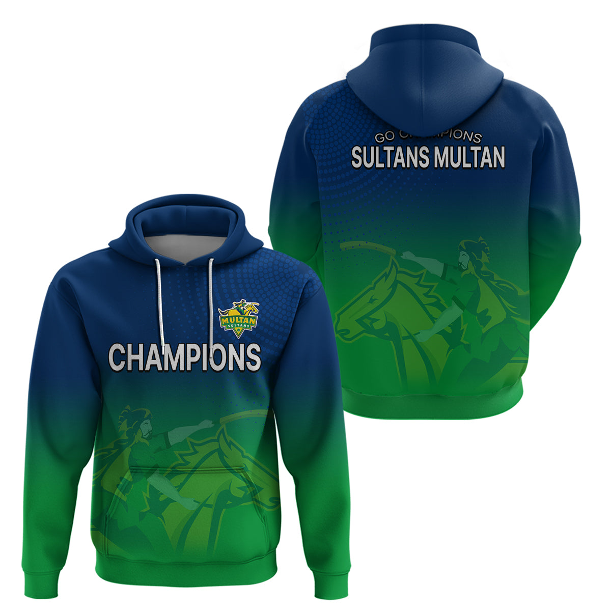 Pakistan Cricket 2023 Champions Multan Sultans Hoodie LT9 - Vibe Hoodie Shop