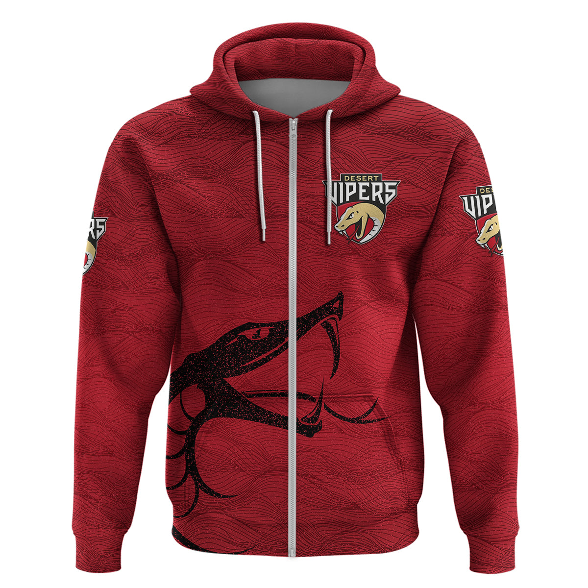 (Custom Personalised) Desert Vipers ILT20 Cricket Original Style Hoodie LT8 - Vibe Hoodie Shop