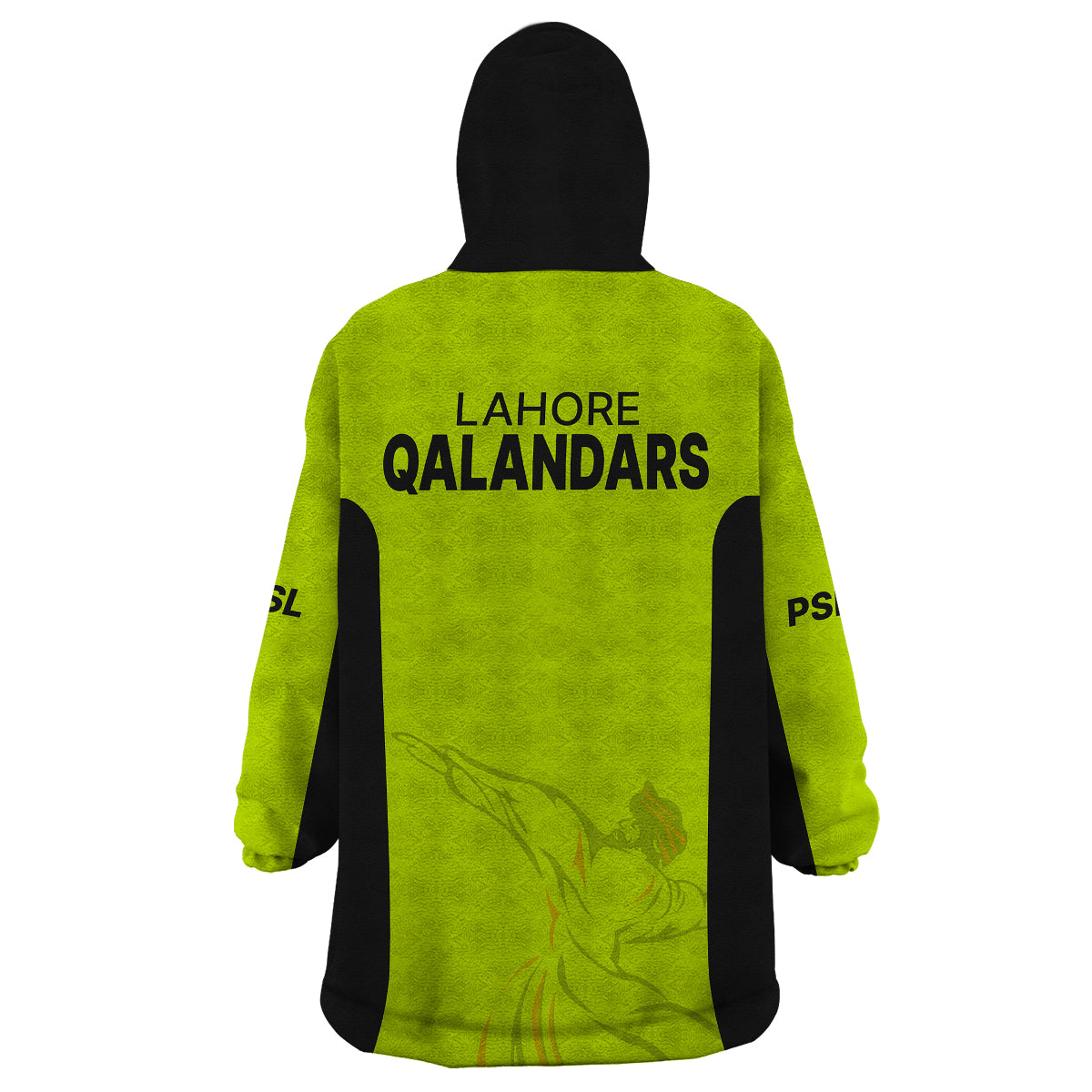 Lahore Qalandars Champions Pakistan Cricket 2023 Wearable Blanket Hoodie - Vibe Hoodie Shop