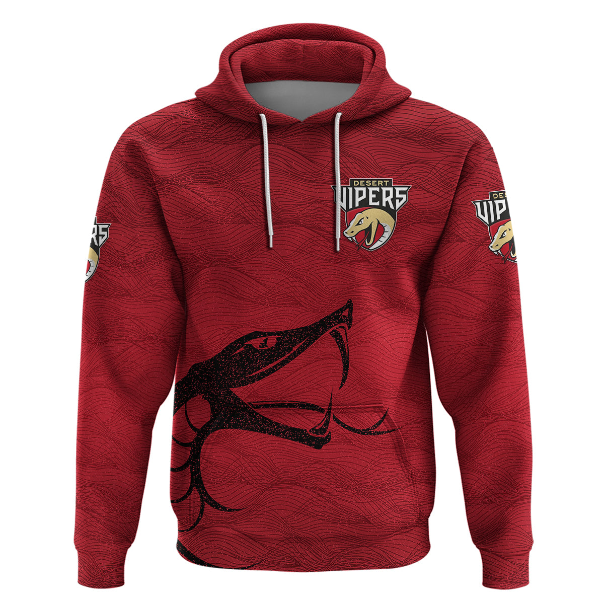 (Custom Personalised) Desert Vipers ILT20 Cricket Original Style Hoodie LT8 - Vibe Hoodie Shop