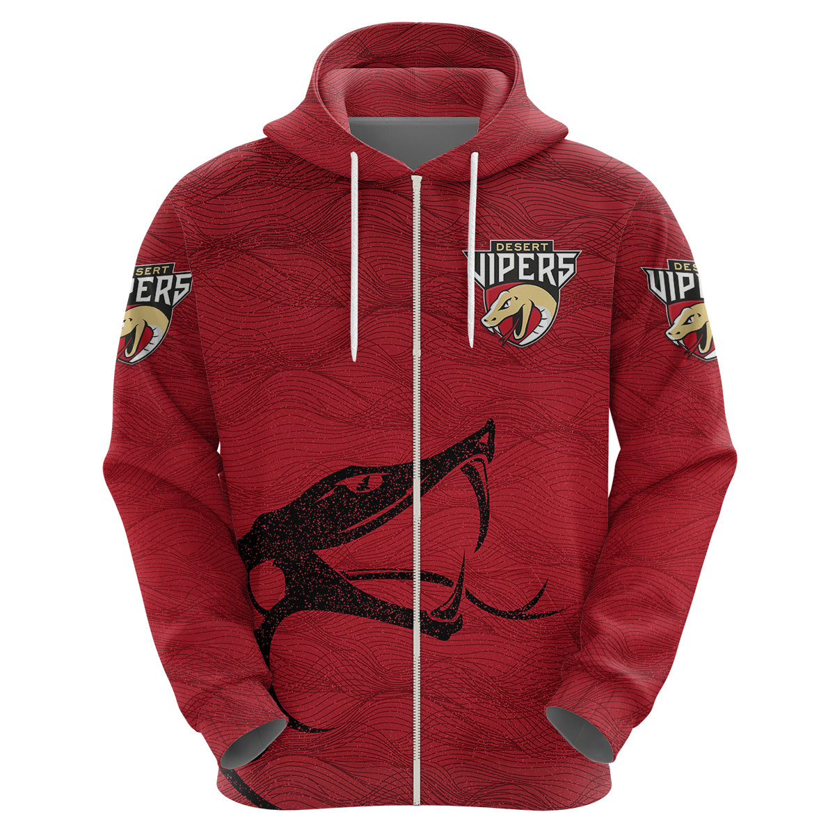 (Custom Personalised) Desert Vipers ILT20 Cricket Original Style Hoodie LT8 - Vibe Hoodie Shop