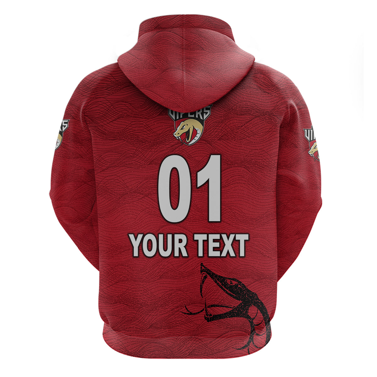 (Custom Personalised) Desert Vipers ILT20 Cricket Original Style Hoodie LT8 - Vibe Hoodie Shop
